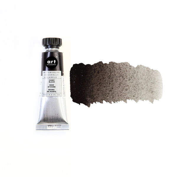 Ivory Black - Artist Grade Watercolor Tubes
