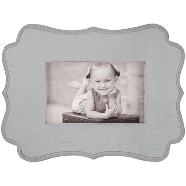 Gray - Decorative Wooden Frame 10.5" x 7.5"