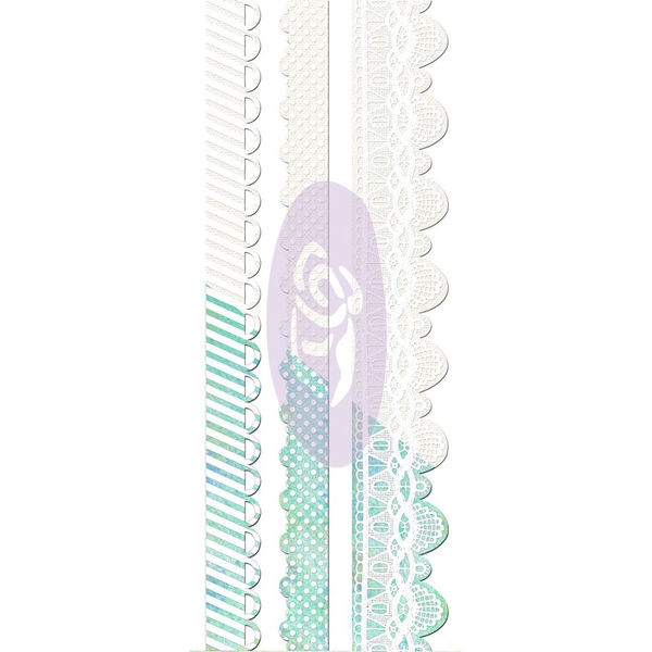 White Resist Canvas Border #2