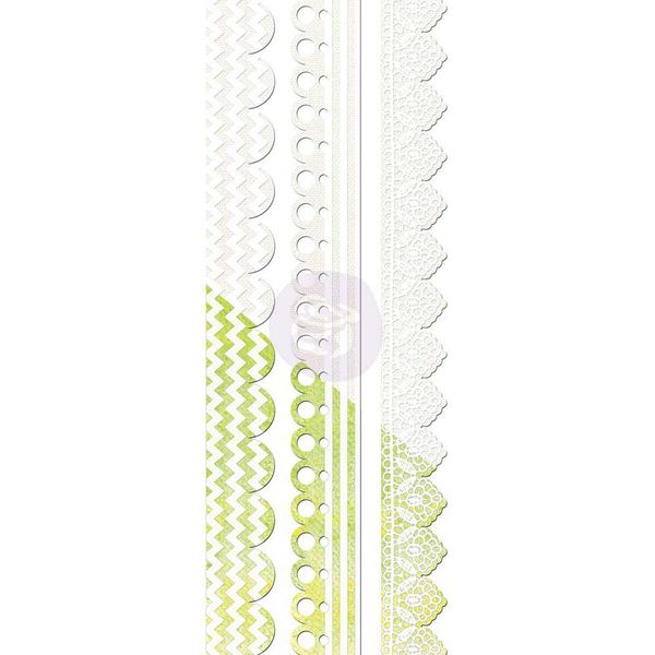 White Resist Canvas Border #3