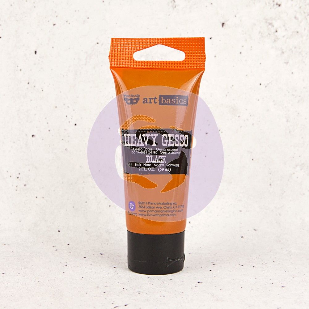 Heavy Gesso Tube - Black 2 oz