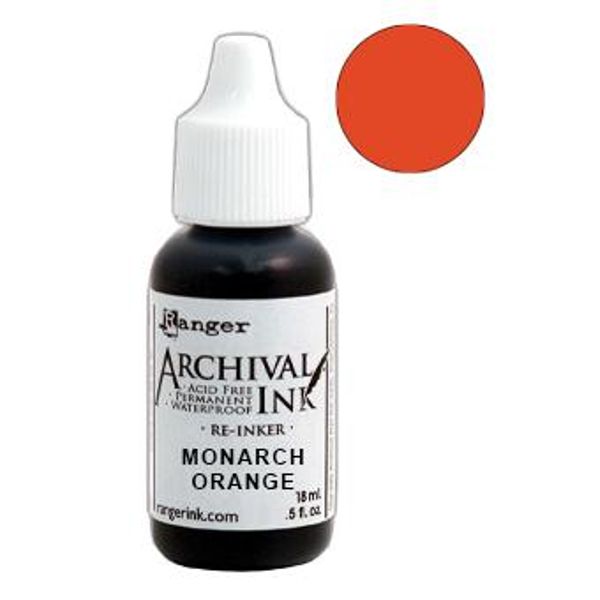 Trecoder Ink Orange Monarch Orange - Archival Re-Inker – CRAFTERS CORNER