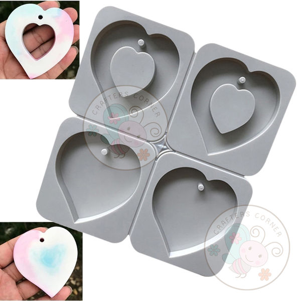 Heart Aromatherapy Wax Mould