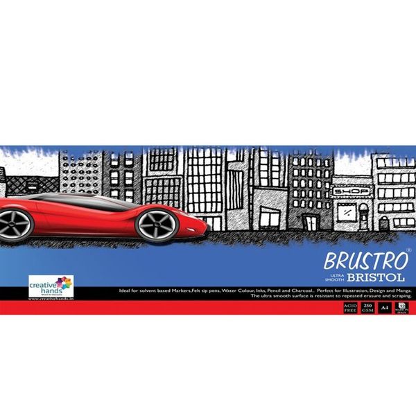 Brustro Ultra Smooth Bristrol 250 GSM - A4 size
