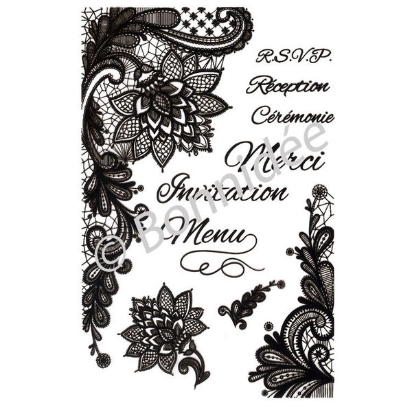 Marriage Dentelle - Stamp