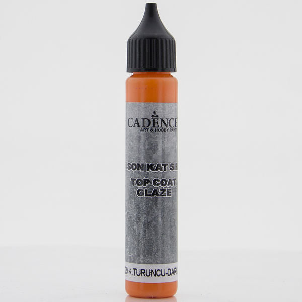 Top Coat Glaze - Dark Orange