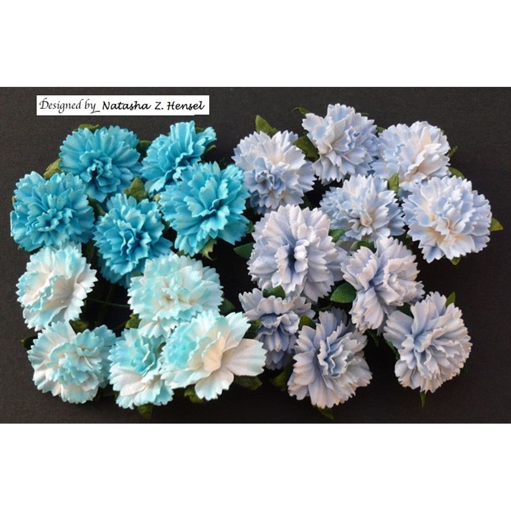 Blue - Carnations Combo