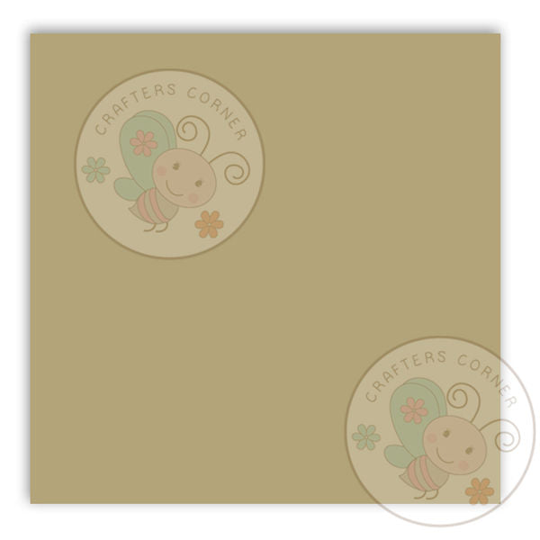 Sand Color Plain Cardstock - 250gsm