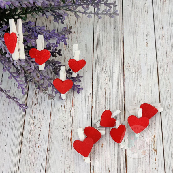 Wooden Paper And Photo Clips