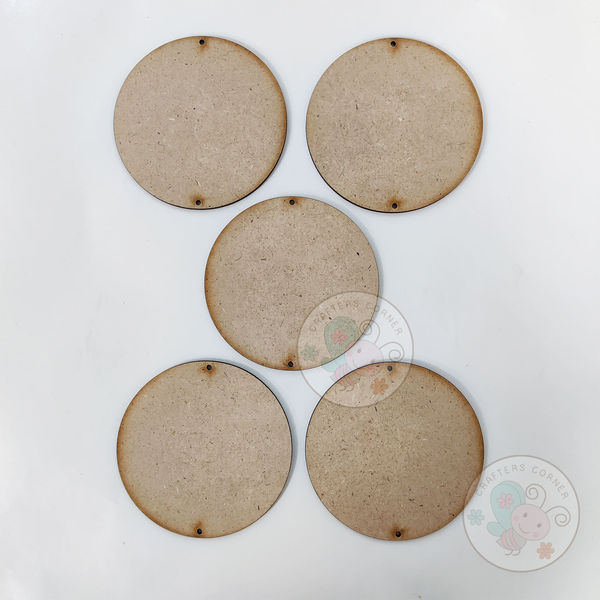 MDF Circle Connectors - Pack of 5 ( 3 Inch)