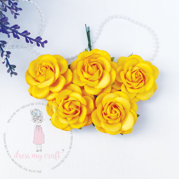 Curved Roses 45 MM - Mango