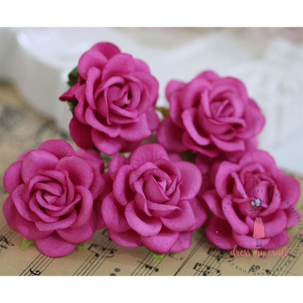 Curved Roses 45 MM - Pink