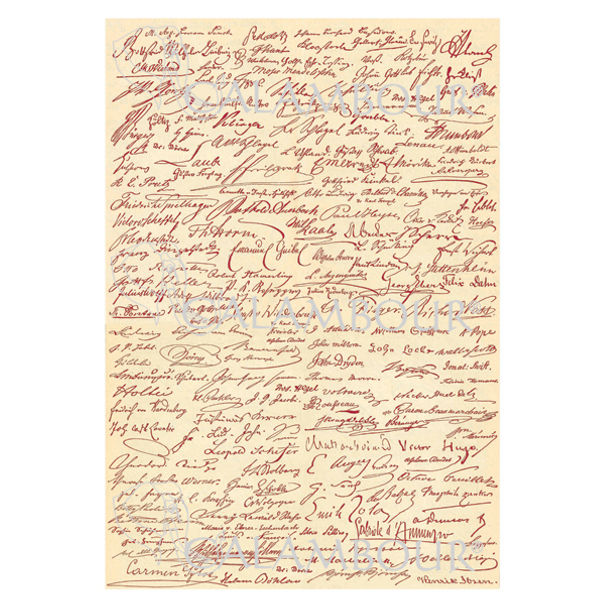 Design with Famous Signatures - Easy Paper