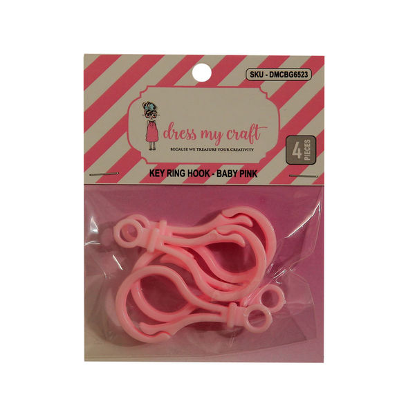 Key Ring Hook - Baby Pink