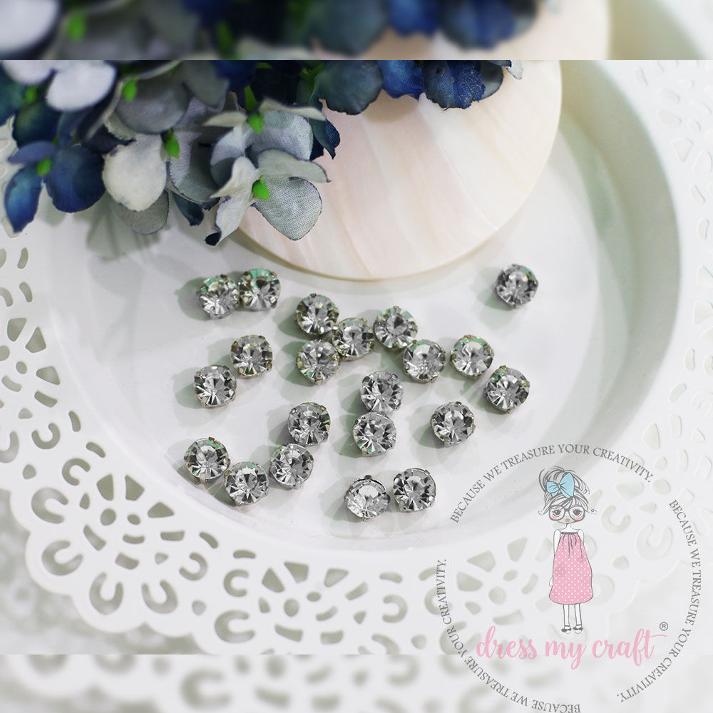 Silver Diamond Stud - 4MM