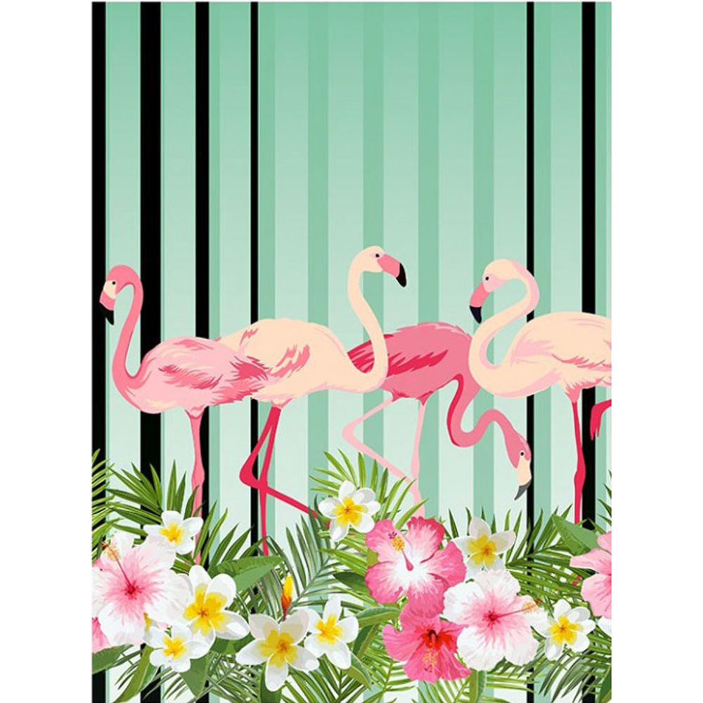 Flamingos - Fabric Transfer Sheet