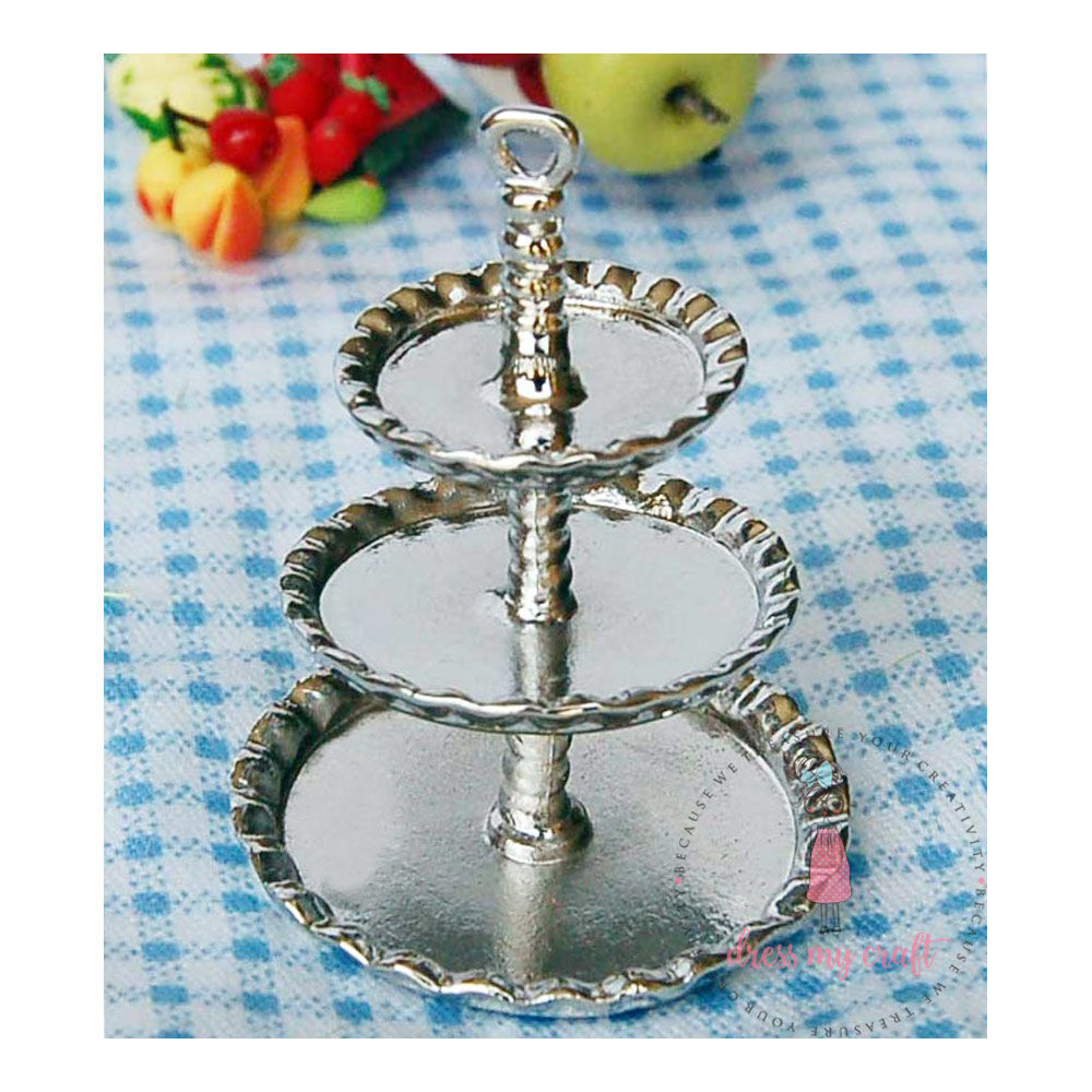 Miniature Metal Cake Stand