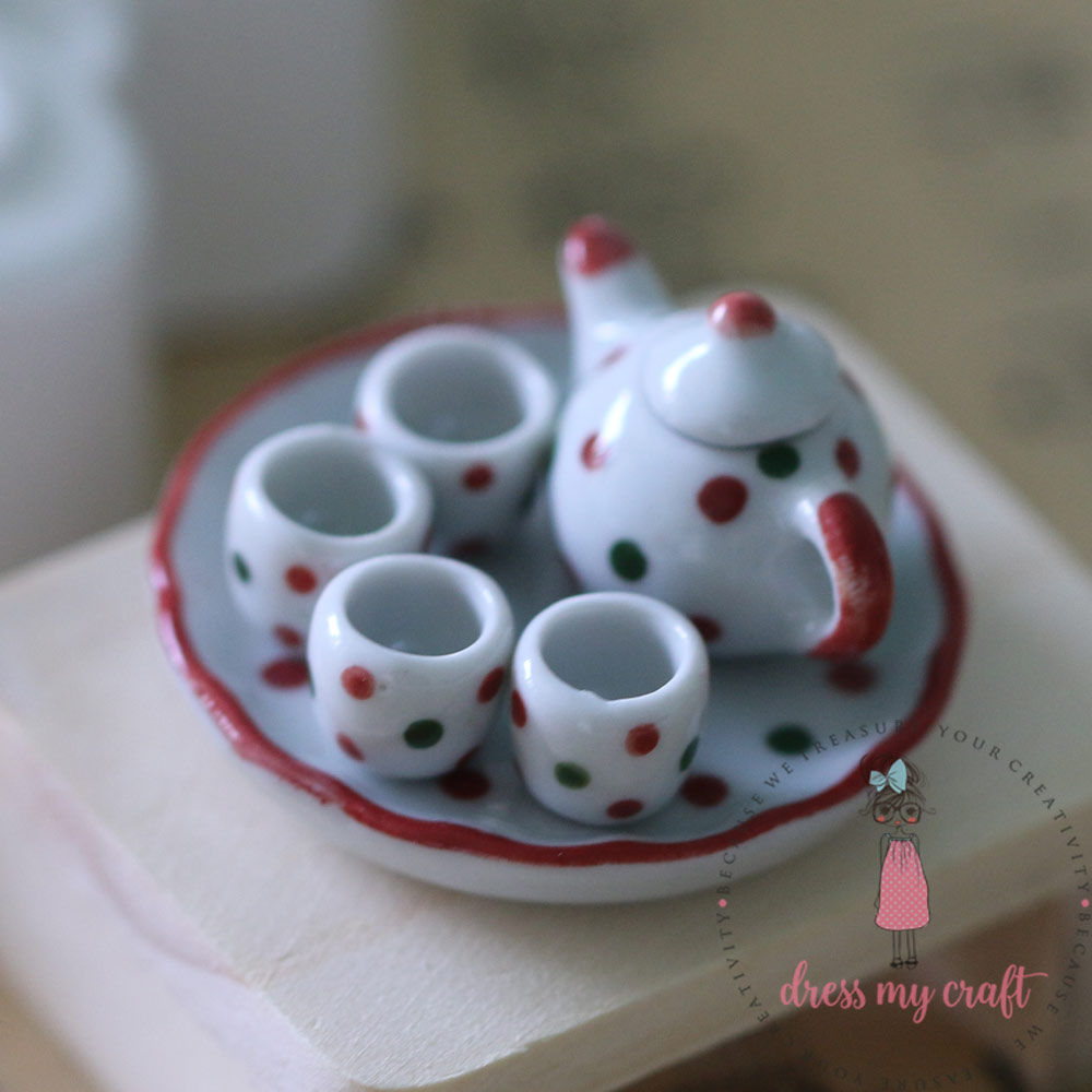 Miniature Dots Tea Set