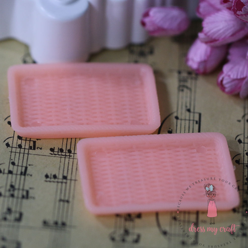 Miniature Serving Tray - Peach