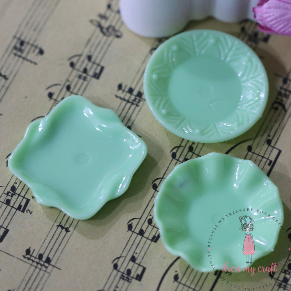 Miniature Plate - Green