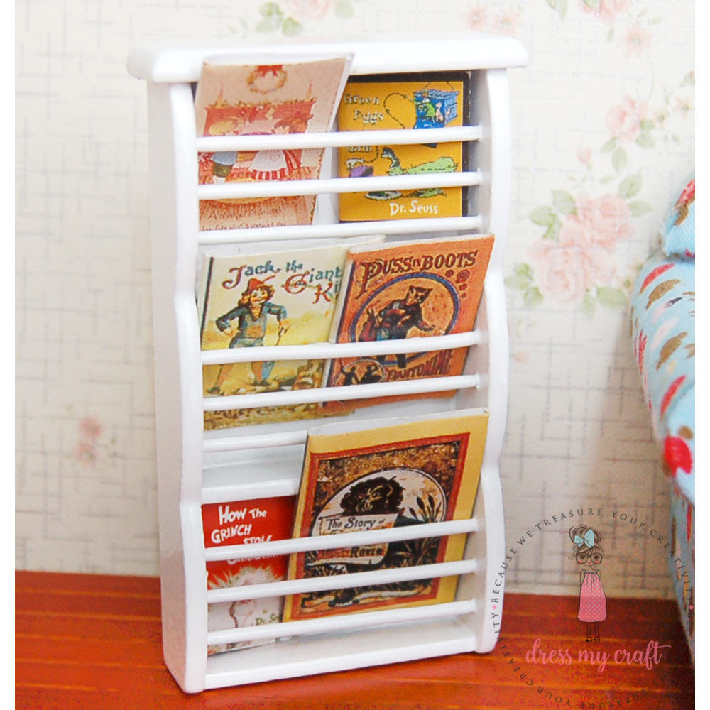 Miniature Book Rack Miniature Book Shelf – CRAFTERS CORNER