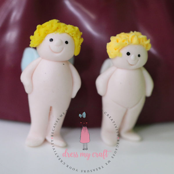 Miniature Figure Cupid With Wings
