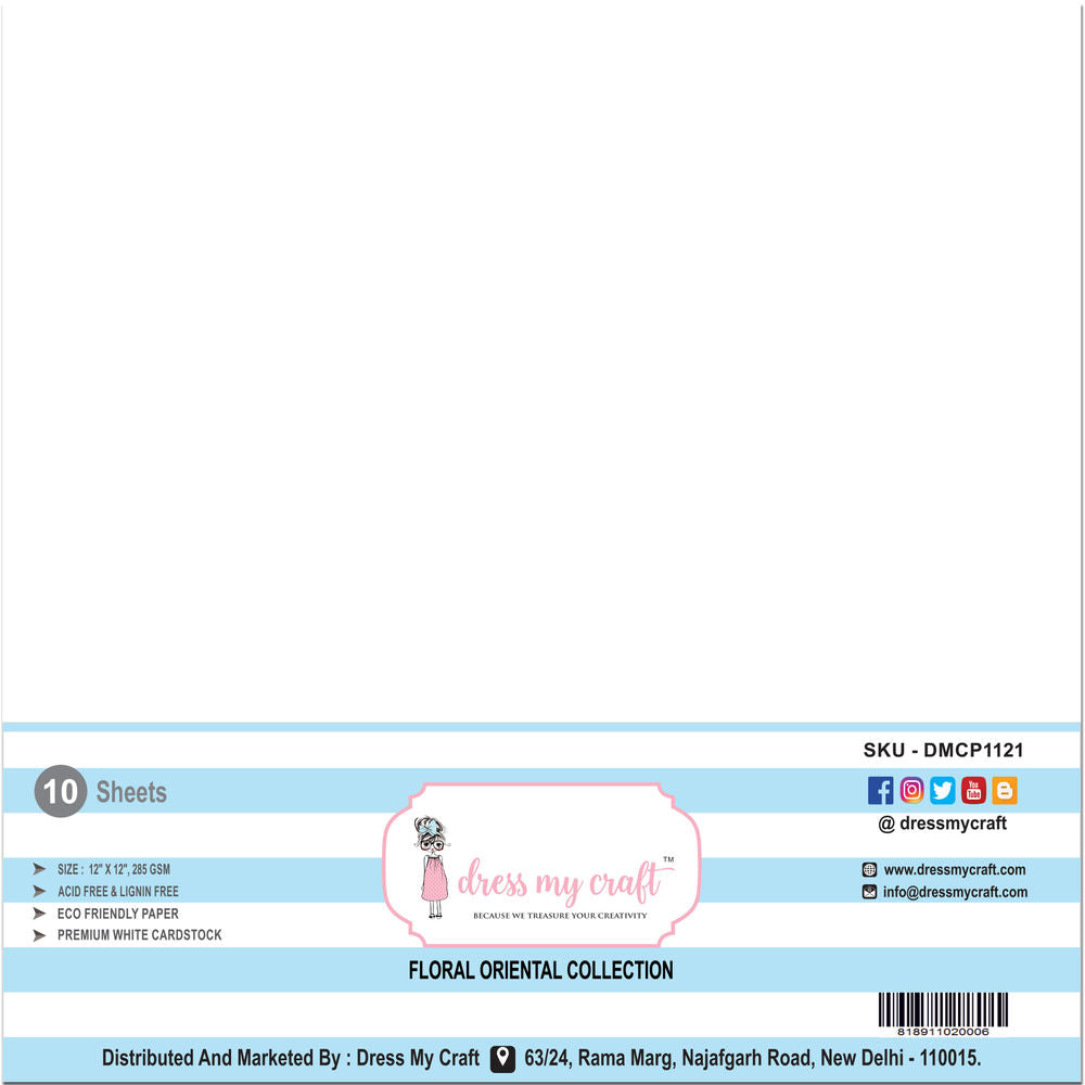 Floral Oriental Collection - 285 GSM