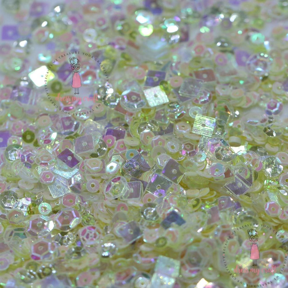 Sunshine Yellow Sequins - 25gm