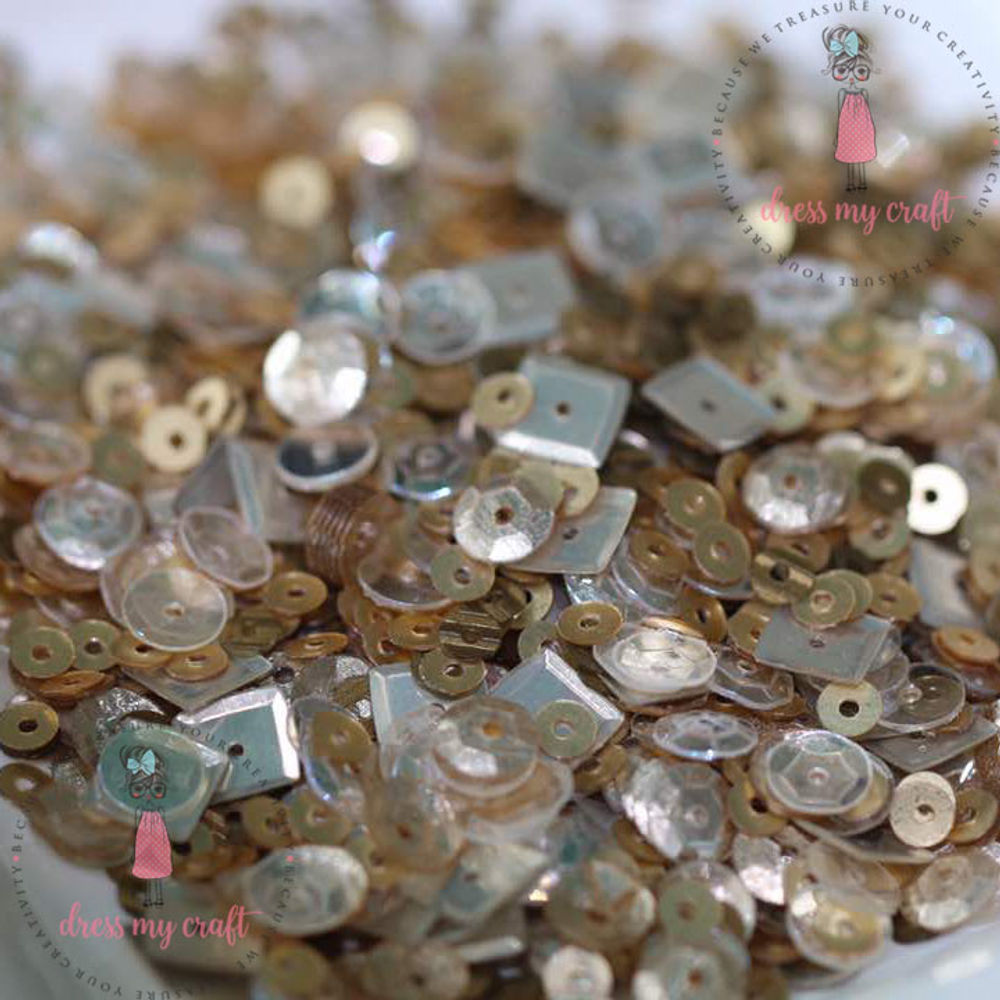 Copper Mix Sequins - 25GM