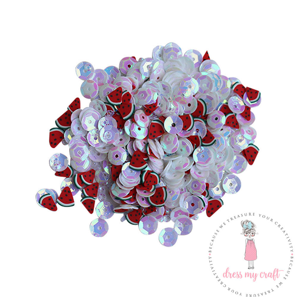Watermelon Shake Sequins - 25gm