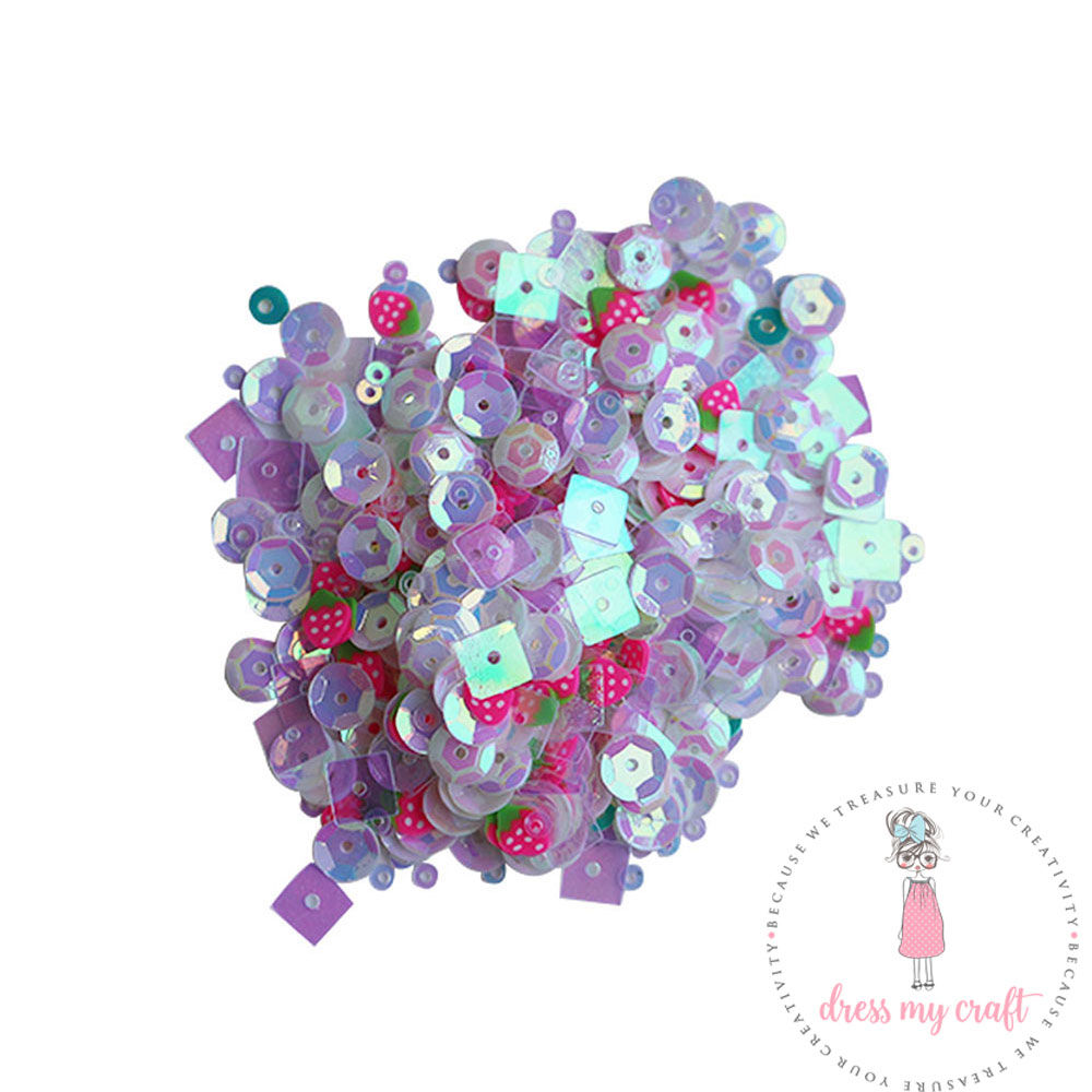 Strawberry Shake Sequins - 25gm