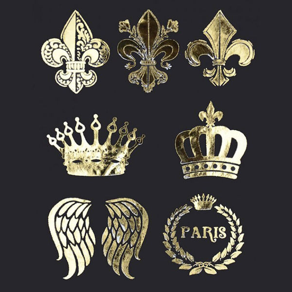 London Crown - Fabric Metal Leaf Transfer