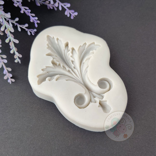 Deep Swirl Motif - Silicon Mould