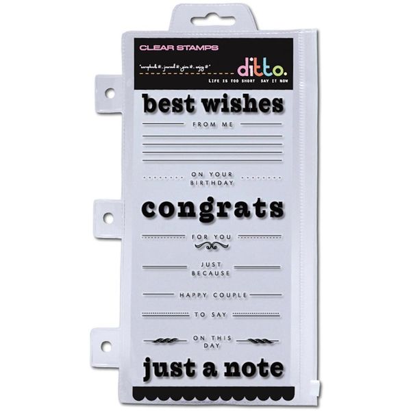 Greetings Sentiments Stamp