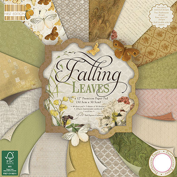 Falling Leaves Paper 12" x 12" 48/Pkg