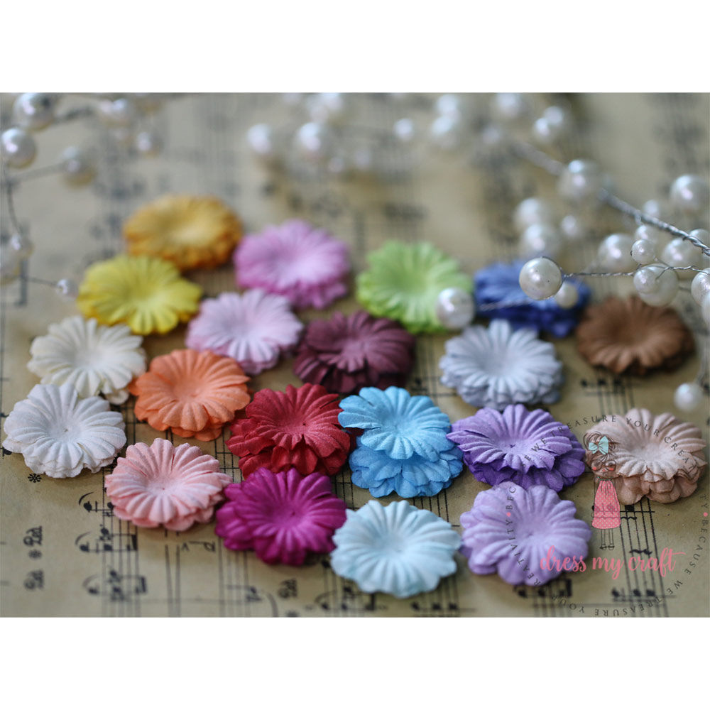 Sakura Flat Flowers - Multicolor