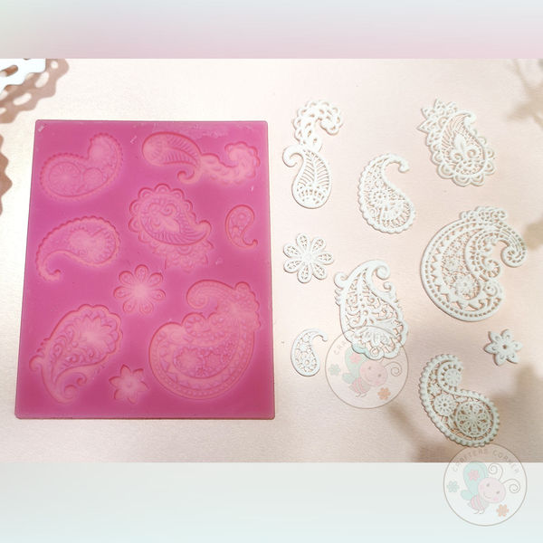 Paisley - Fondant Lace Mould