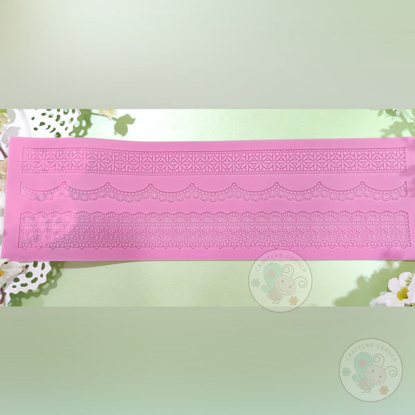 Lace Border Fondant Lace Mould