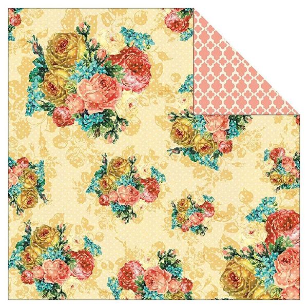 Floral - 25 Pcs of 12" x 12" Paper