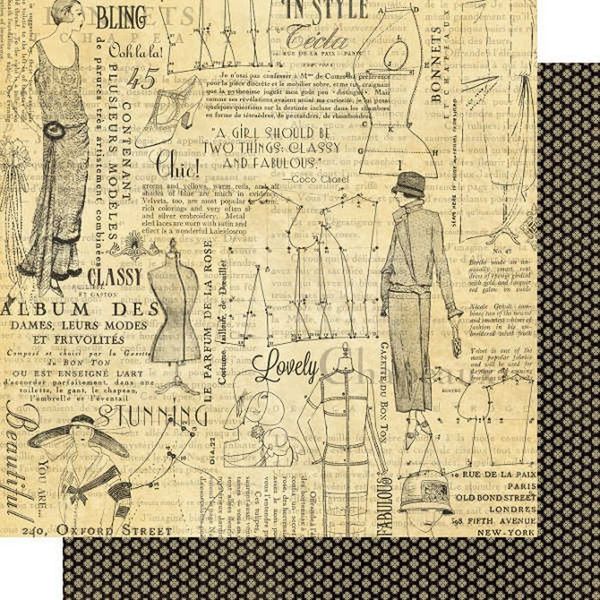 Fashion - Couture Double-Sided Cardstock 12" x 12"