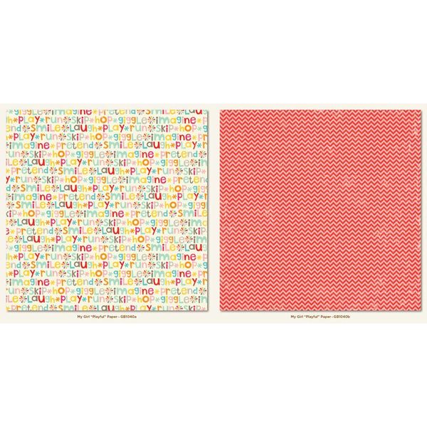 Girl - My Girl Collection - 25 Pcs of 12" x 12" Paper