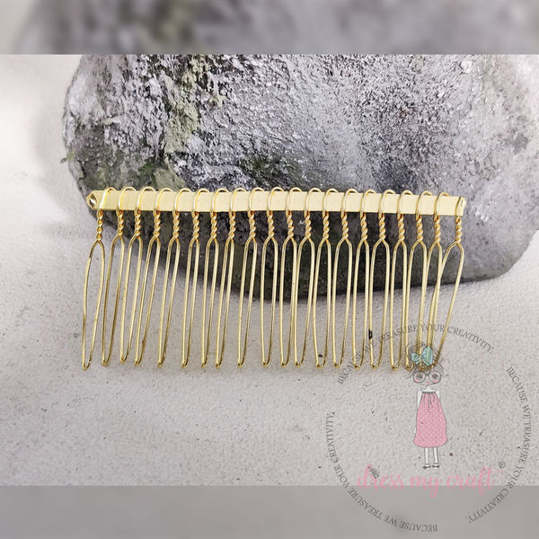 Hair Comb - Golden