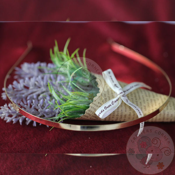 Metal Hairband - Golden