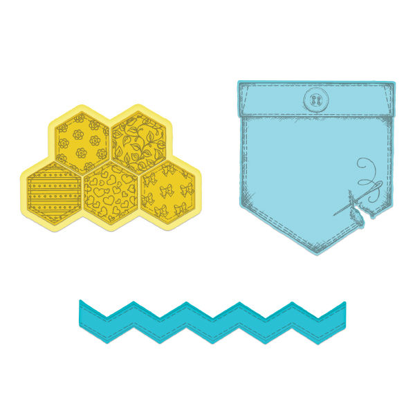 Patchwork Pocket & Patterns - Die