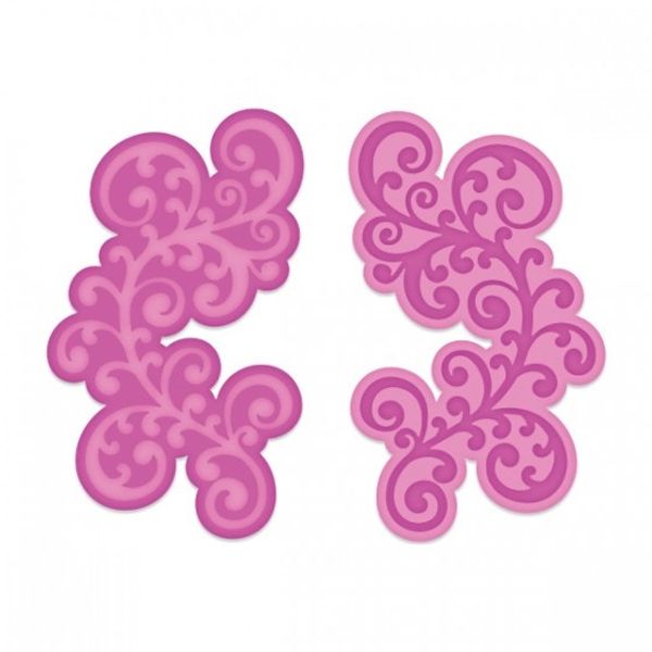 Swirly Border Accents Die