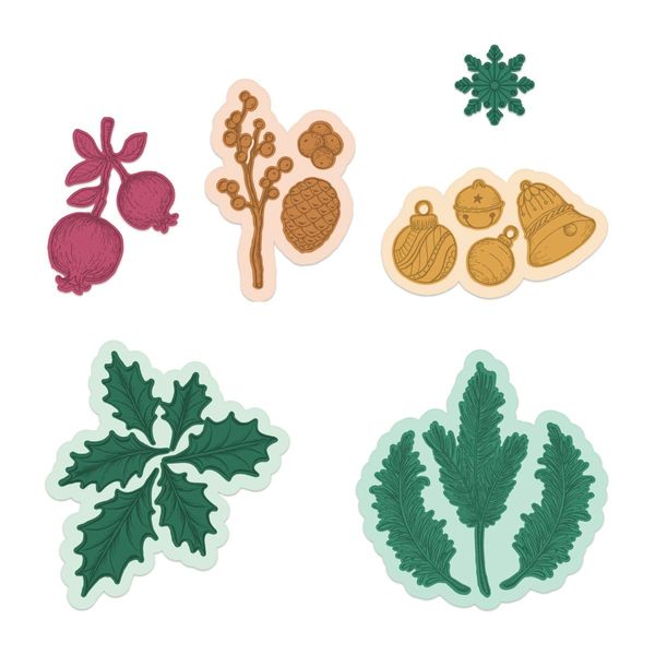 Winter Wreath Accents Die