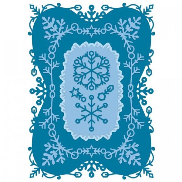 Holiday Snowflake Frame Die