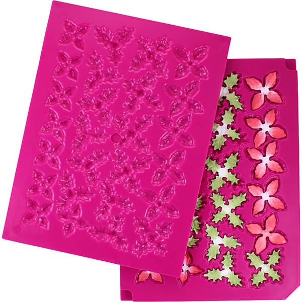 3D Poinsettia Shaping Mold