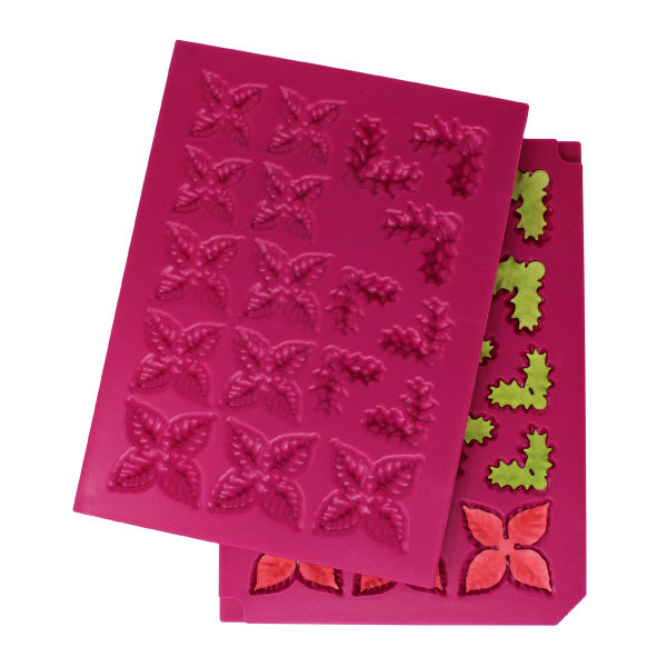 3D Christmas Poinsettia Shaping Mold