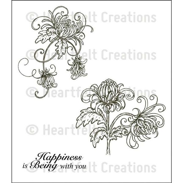 Single Enchanted Mum Cling Stamp Set